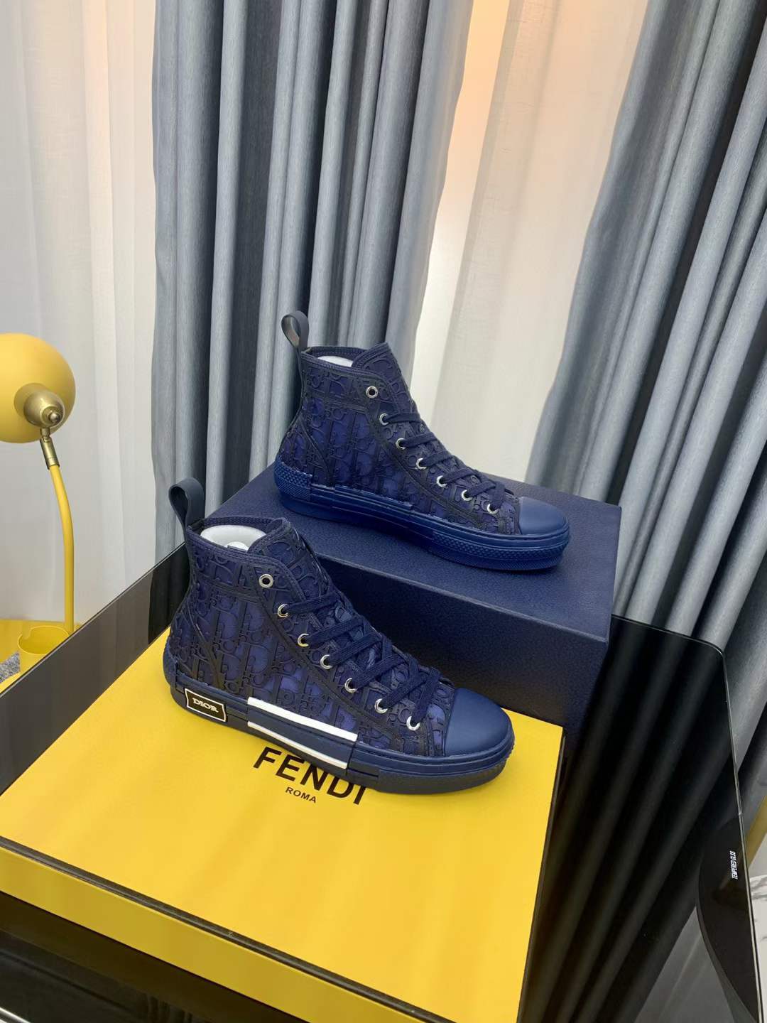 Men Women D*ior Top Sneakers