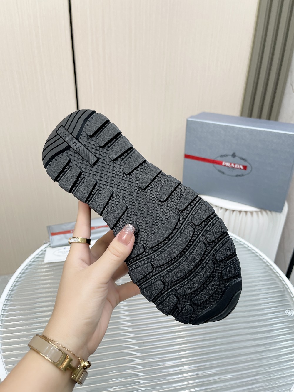 Men P*rada Top Sneaker （ ）