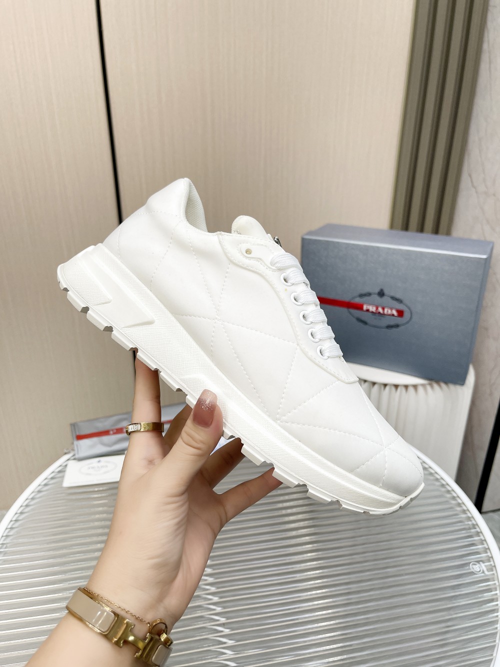 Men P*rada Top Sneaker ( )