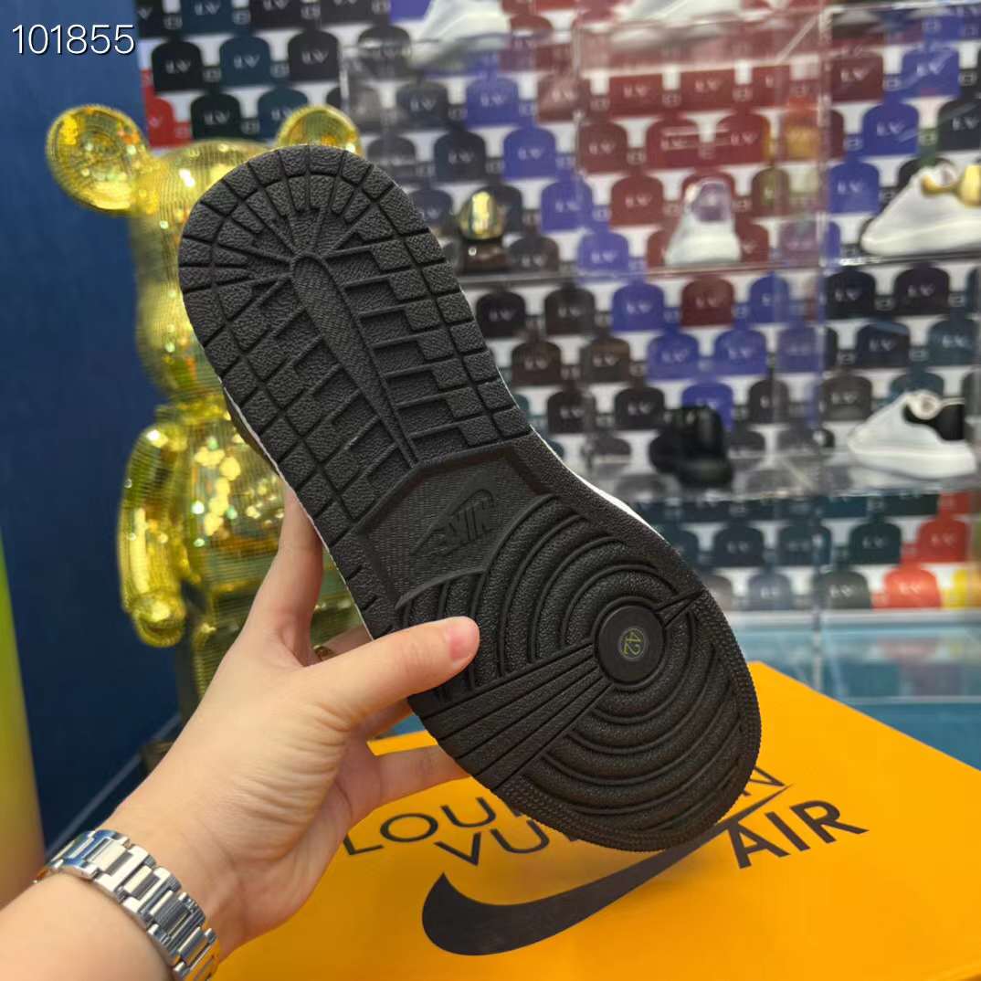 Men Women L*ouis V*uitton x NIKE Air Jordan 1 Sneakers Maikesneakers