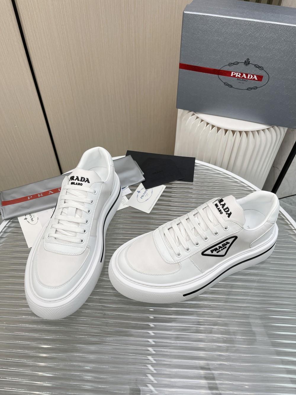 Men P*rada Top Sneaker ( )