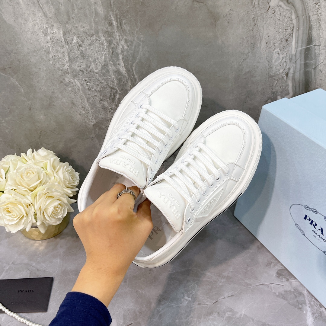 Men Women P*rada Top Sneaker ( )
