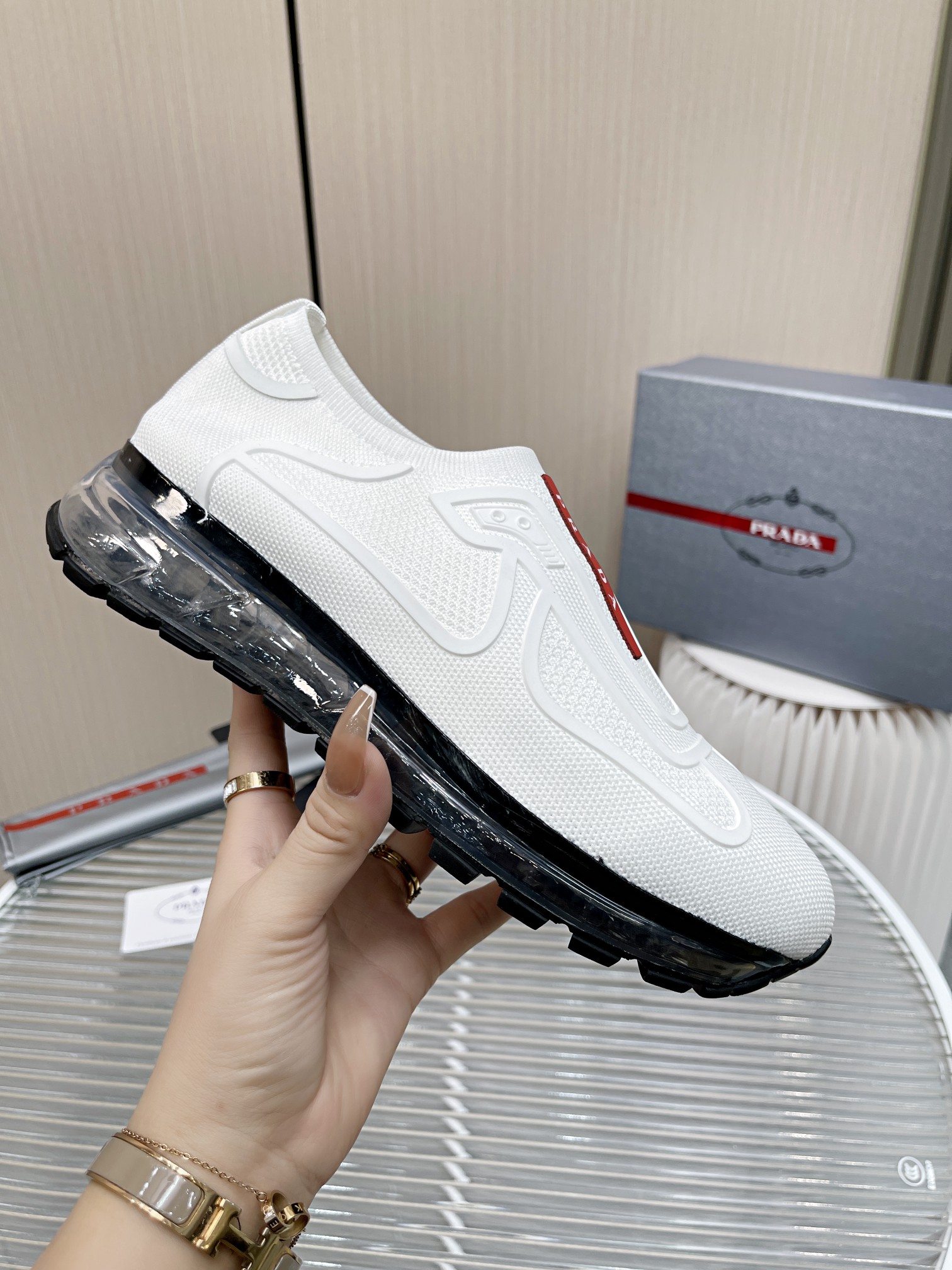 Men P*rada Top Sneaker οΌ οΌ