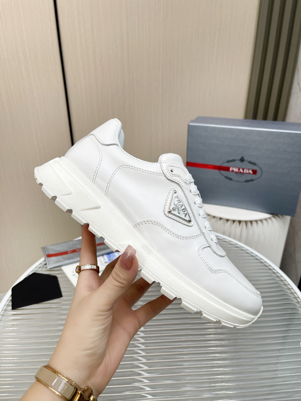 Men P*rada Top Sneaker οΌ οΌ