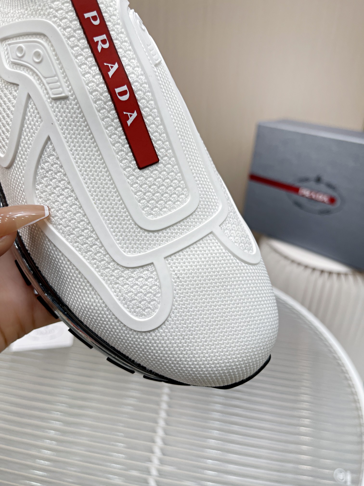 Men P*rada Top Sneaker ( )