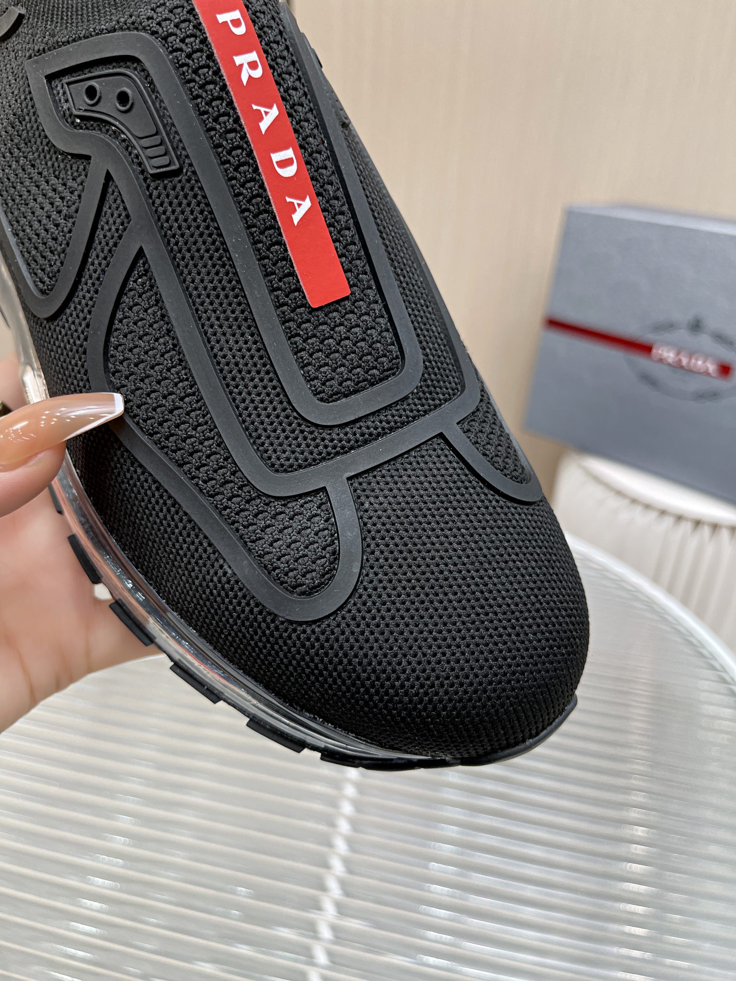 Men P*rada Top Sneaker ( )