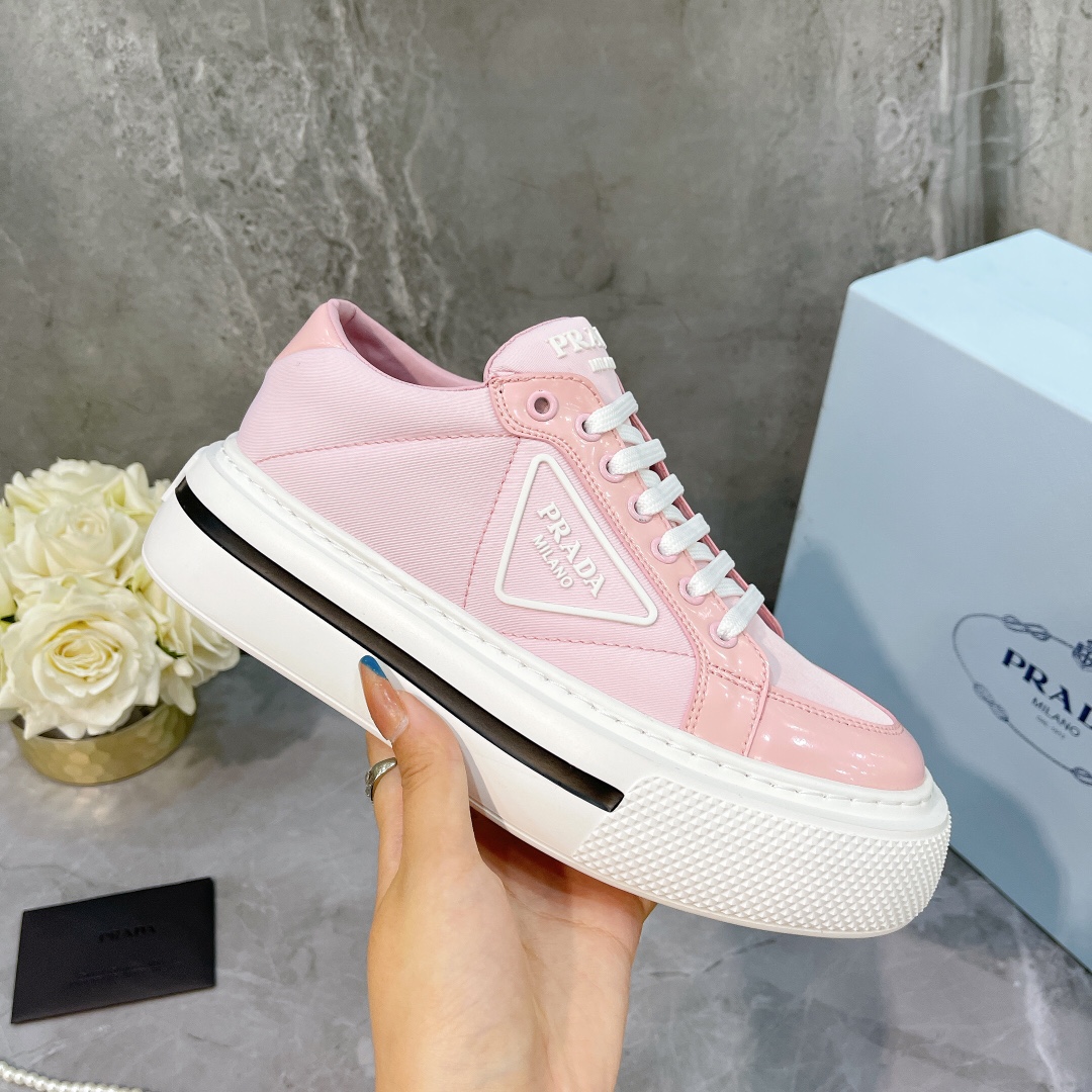 Men Women P*rada Top Sneaker ( )