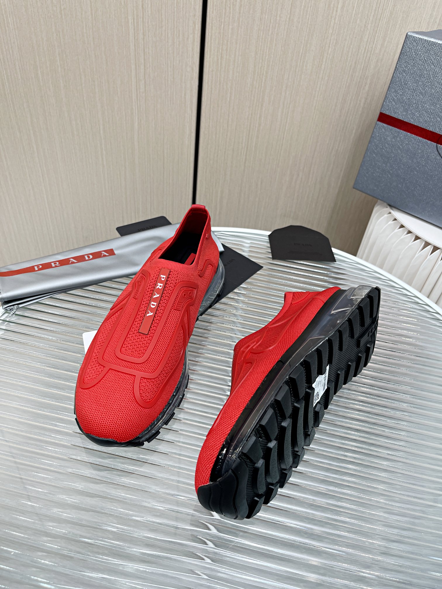 Men P*rada Top Sneaker ( )