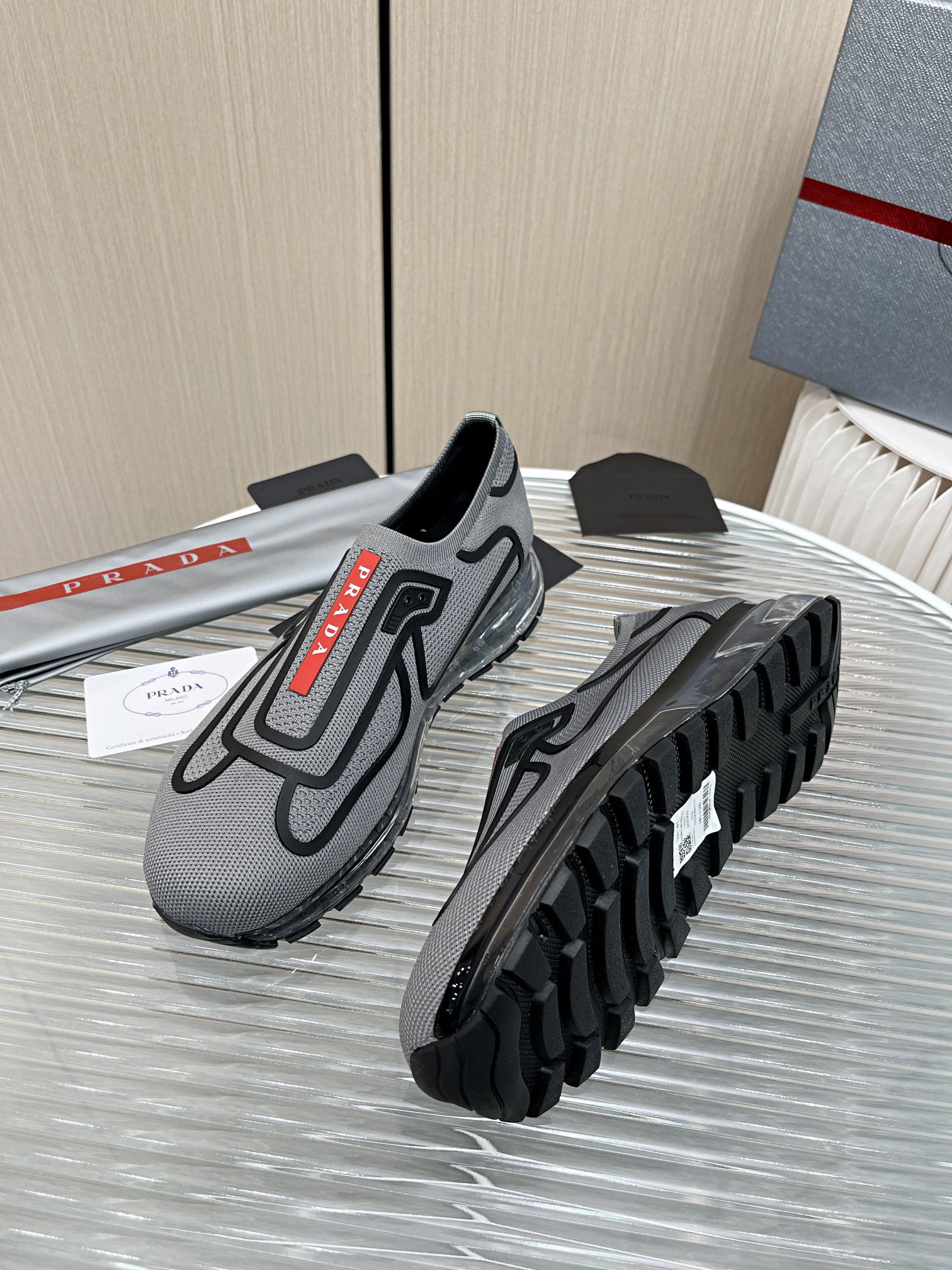 Men P*rada Top Sneaker ( )