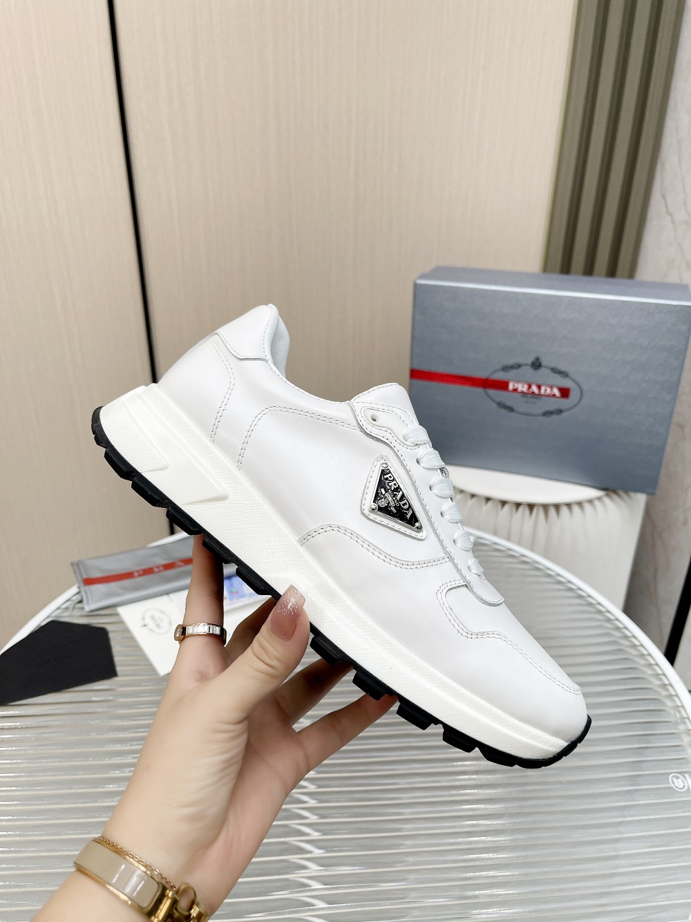 Men P*rada Top Sneaker ( )