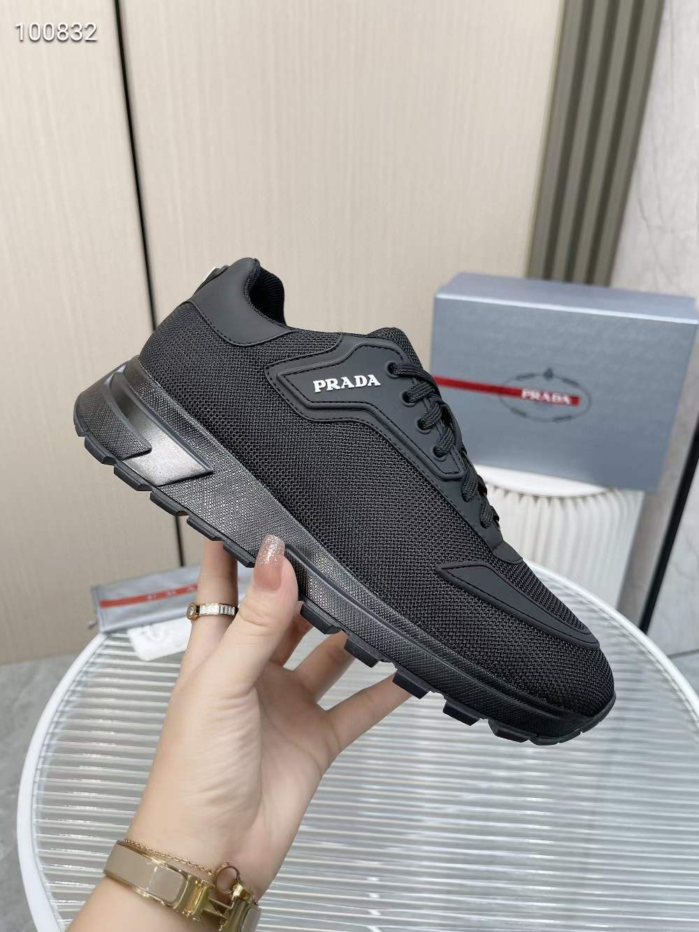 Men P*rada Top Sneaker ( )