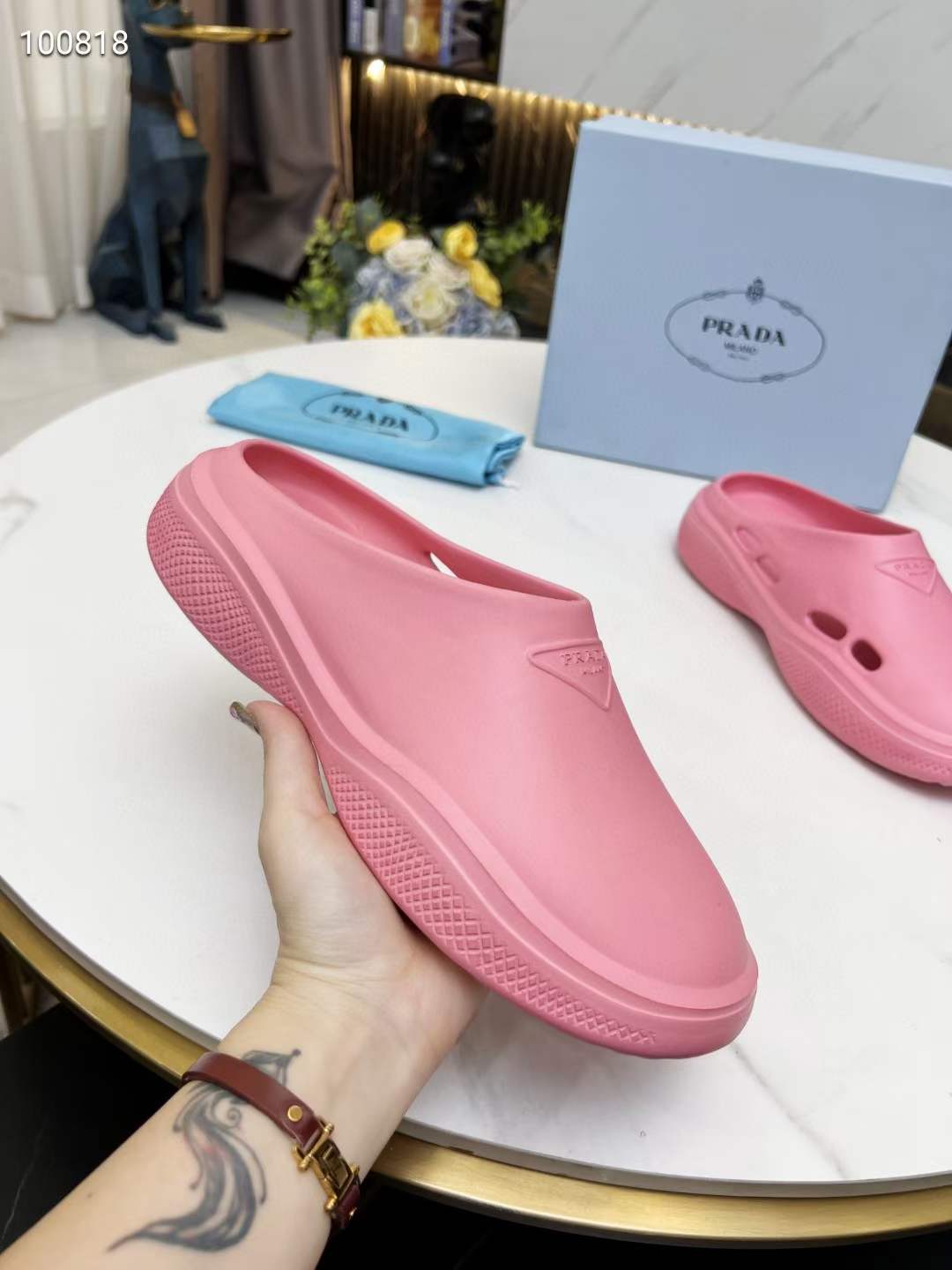 Men Women P*rada Top Slippers οΌ οΌ