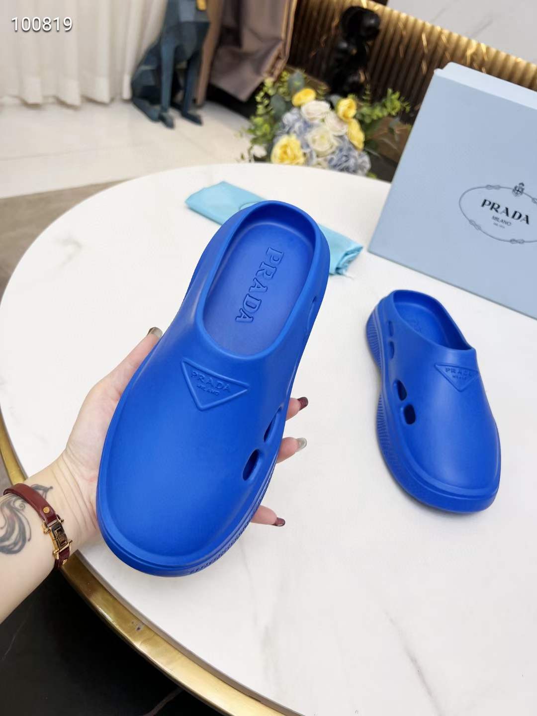 Men Women P*rada Top Slippers （ ）