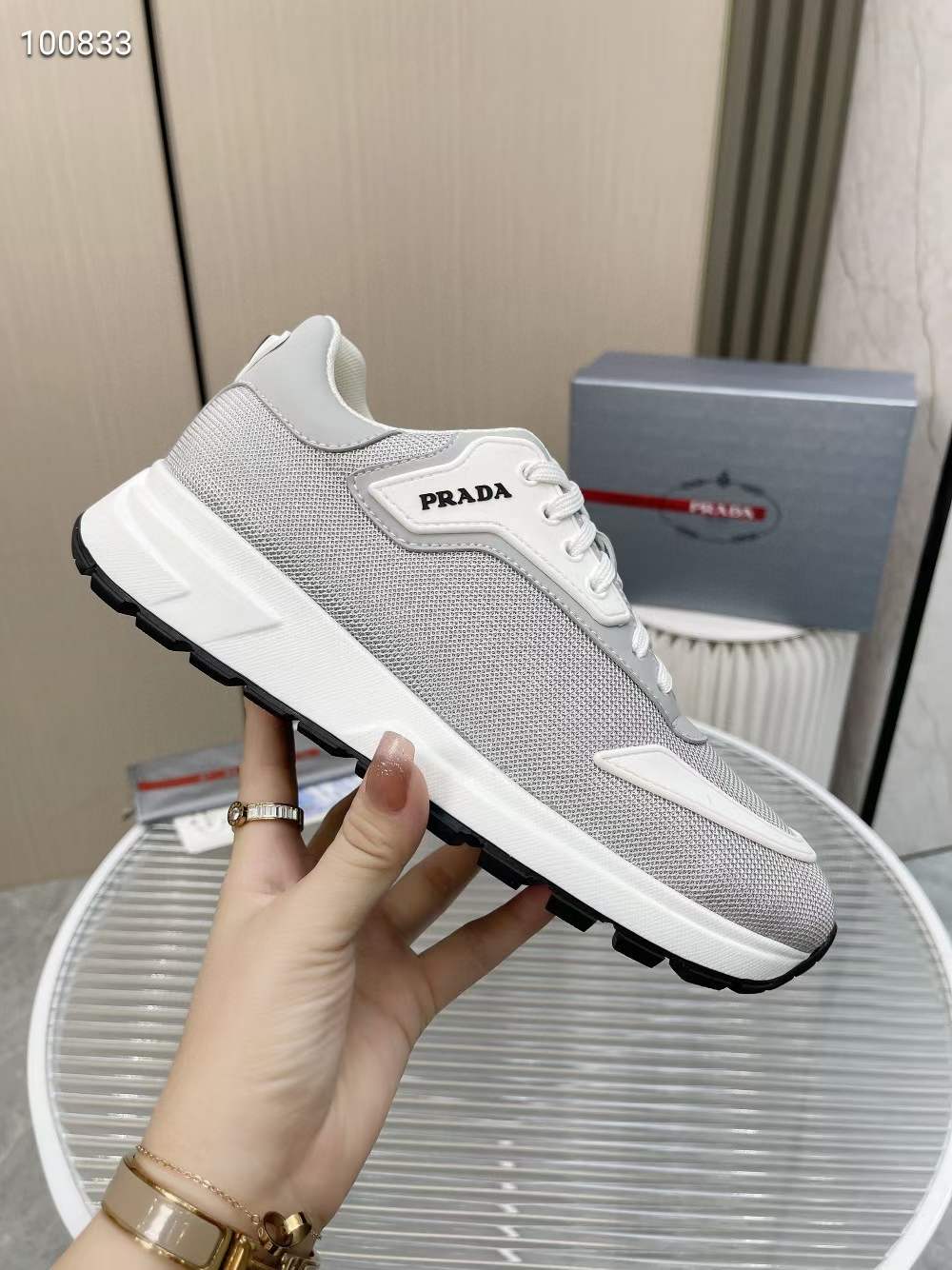 Men P*rada Top Sneaker ( )