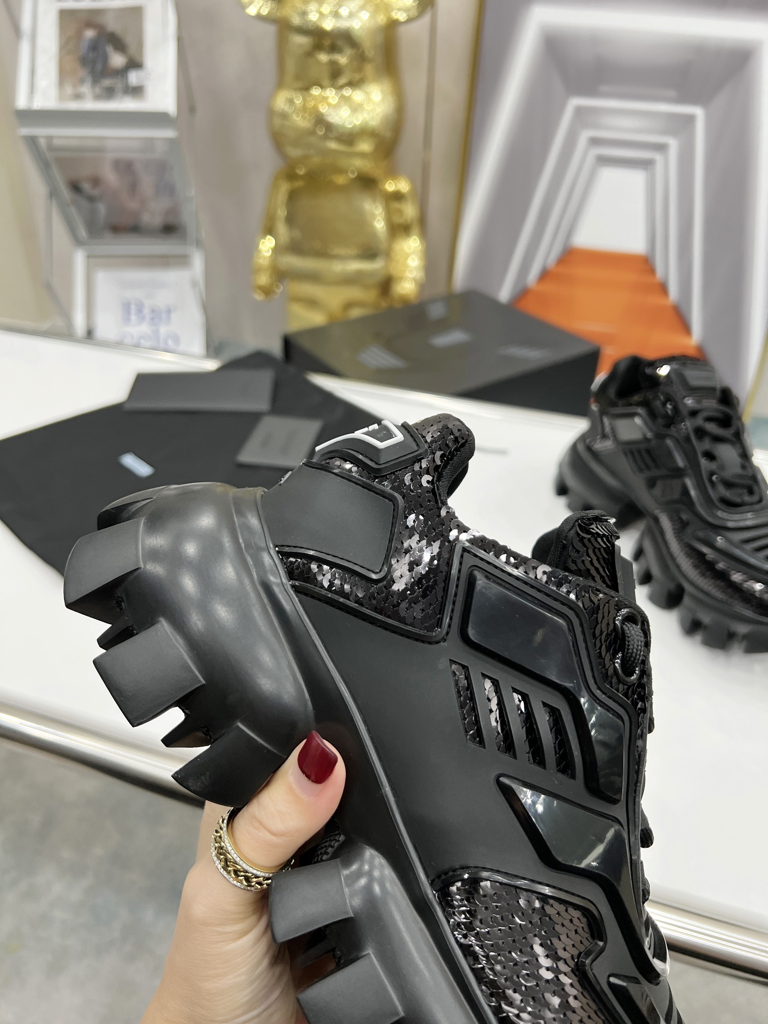 Men P*rada Top Sneaker （ ）