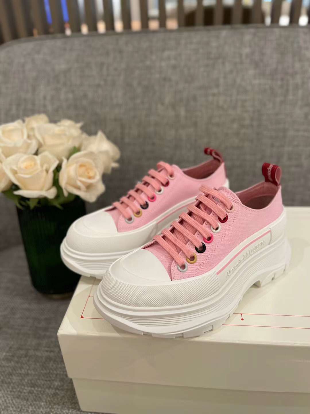 Men Women A*lexander M*cqueen Top Sneaker οΌ οΌ