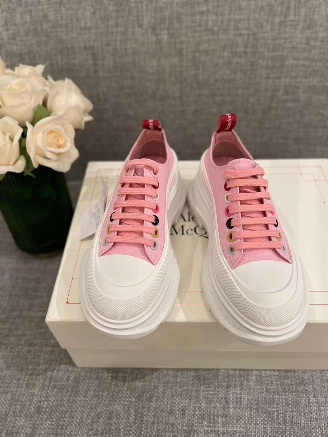 Men Women A*lexander M*cqueen Top Sneaker （ ）