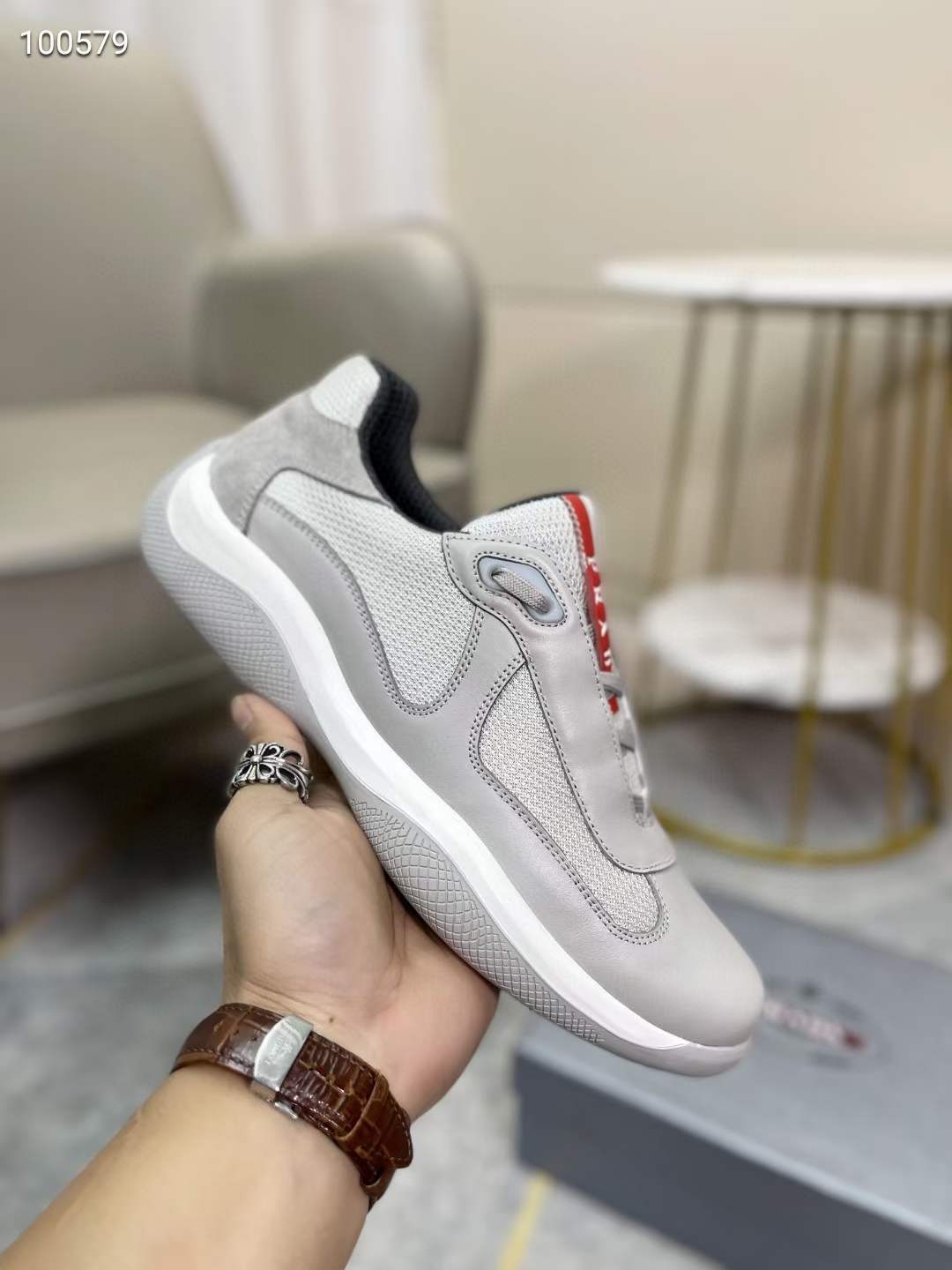 Men P*rada Top Sneaker （ ）