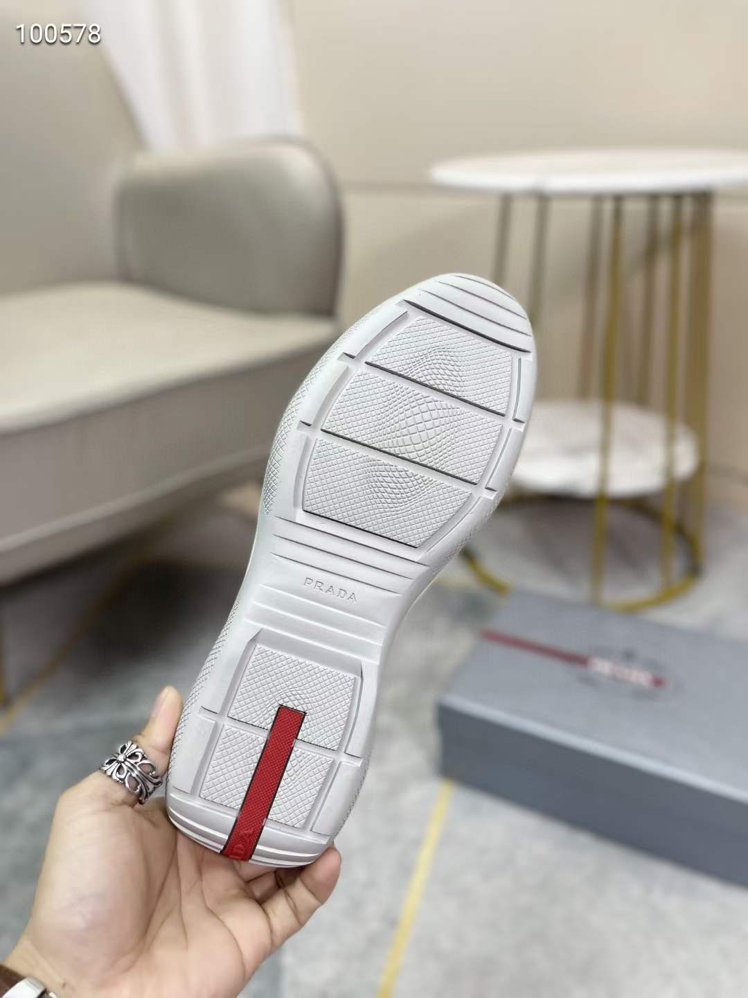 Men P*rada Top Sneaker ( )