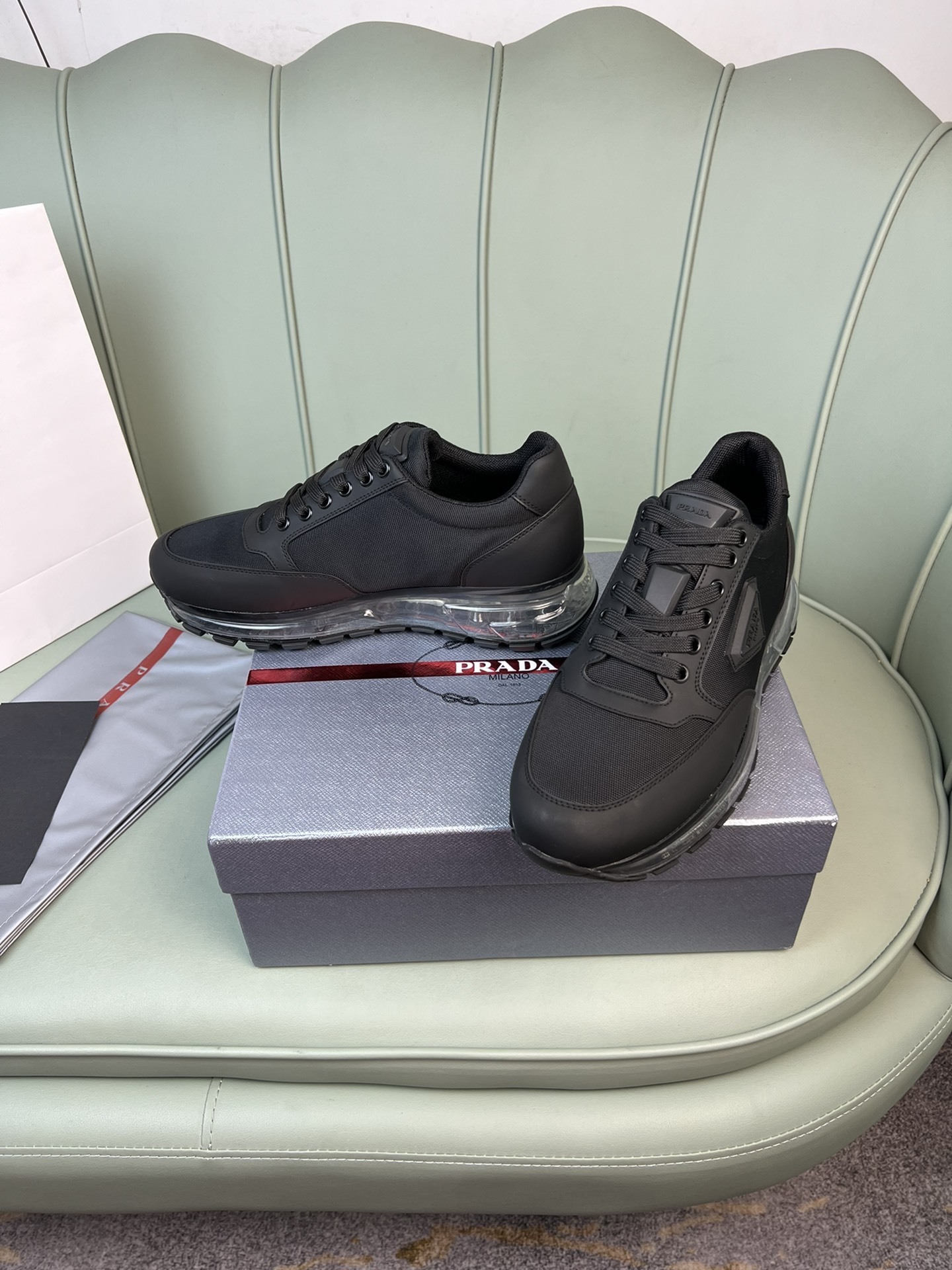 Men P*rada Top Sneaker （ ）