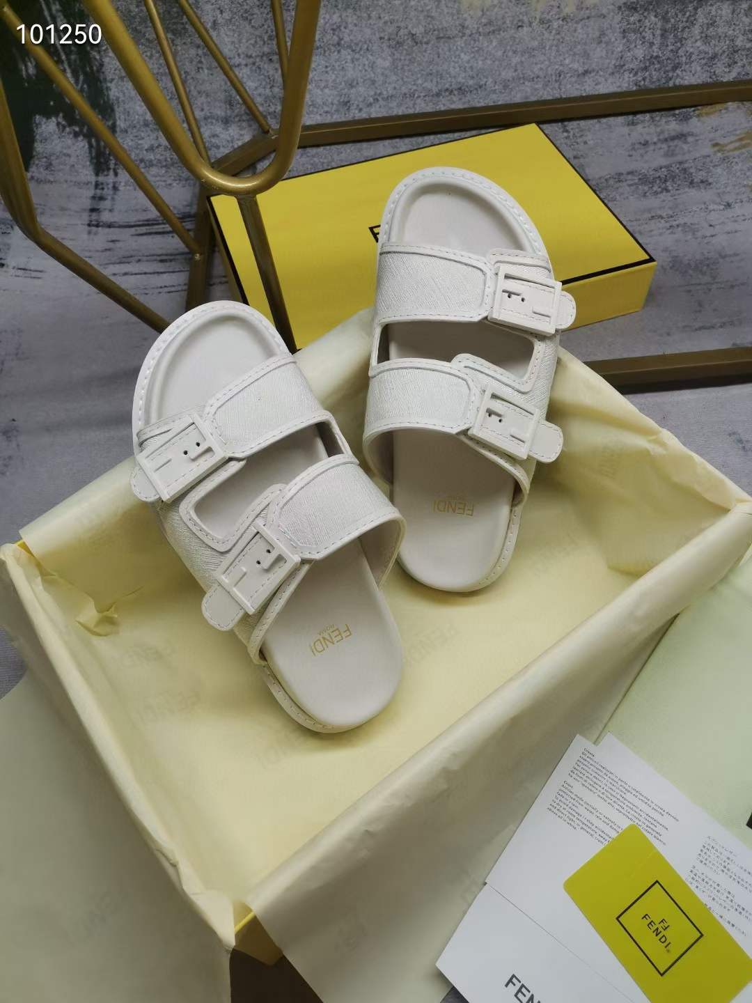 Women Men F*endi Top Sandals ( )