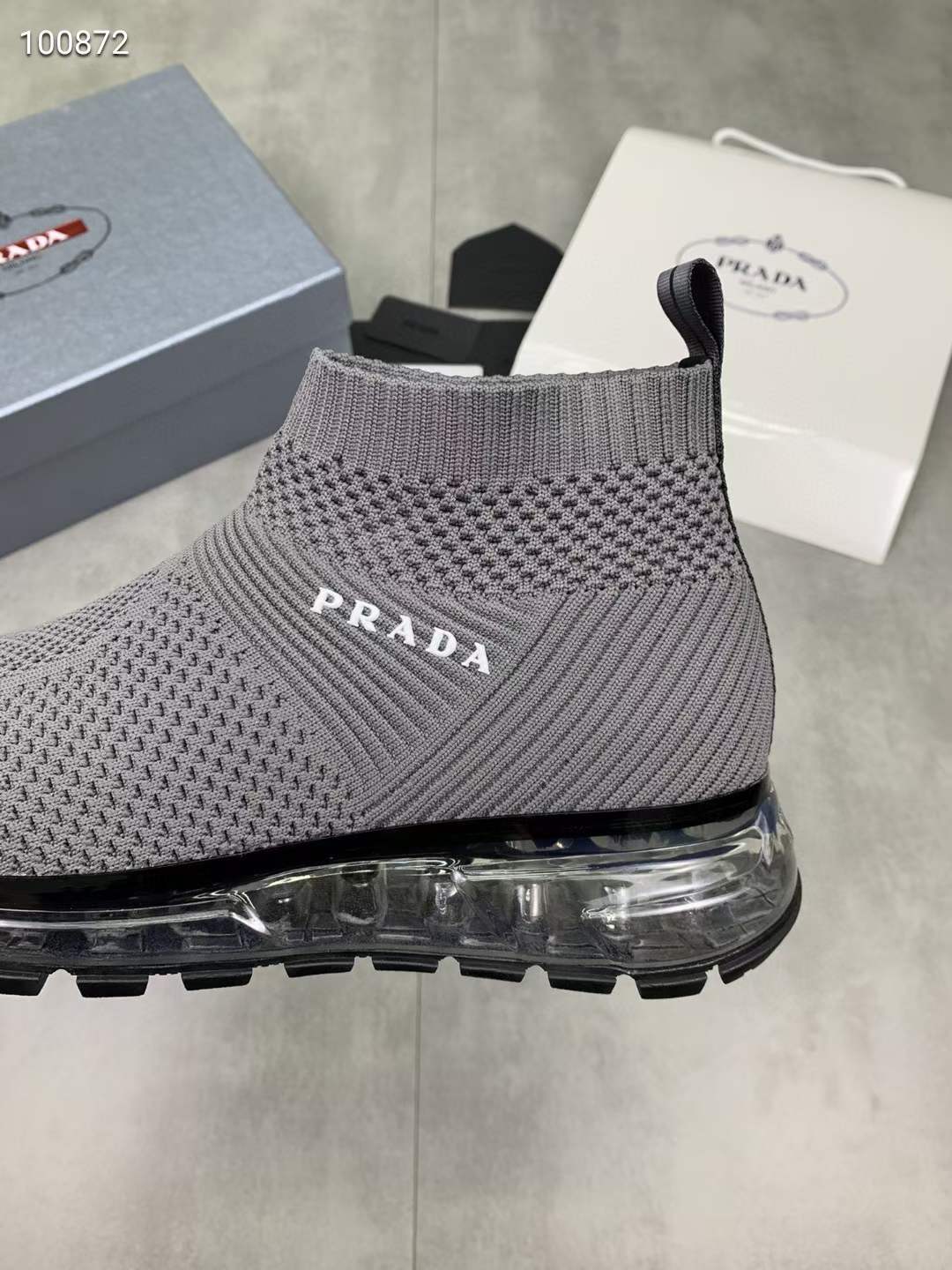 Men P*rada Top Sneakers