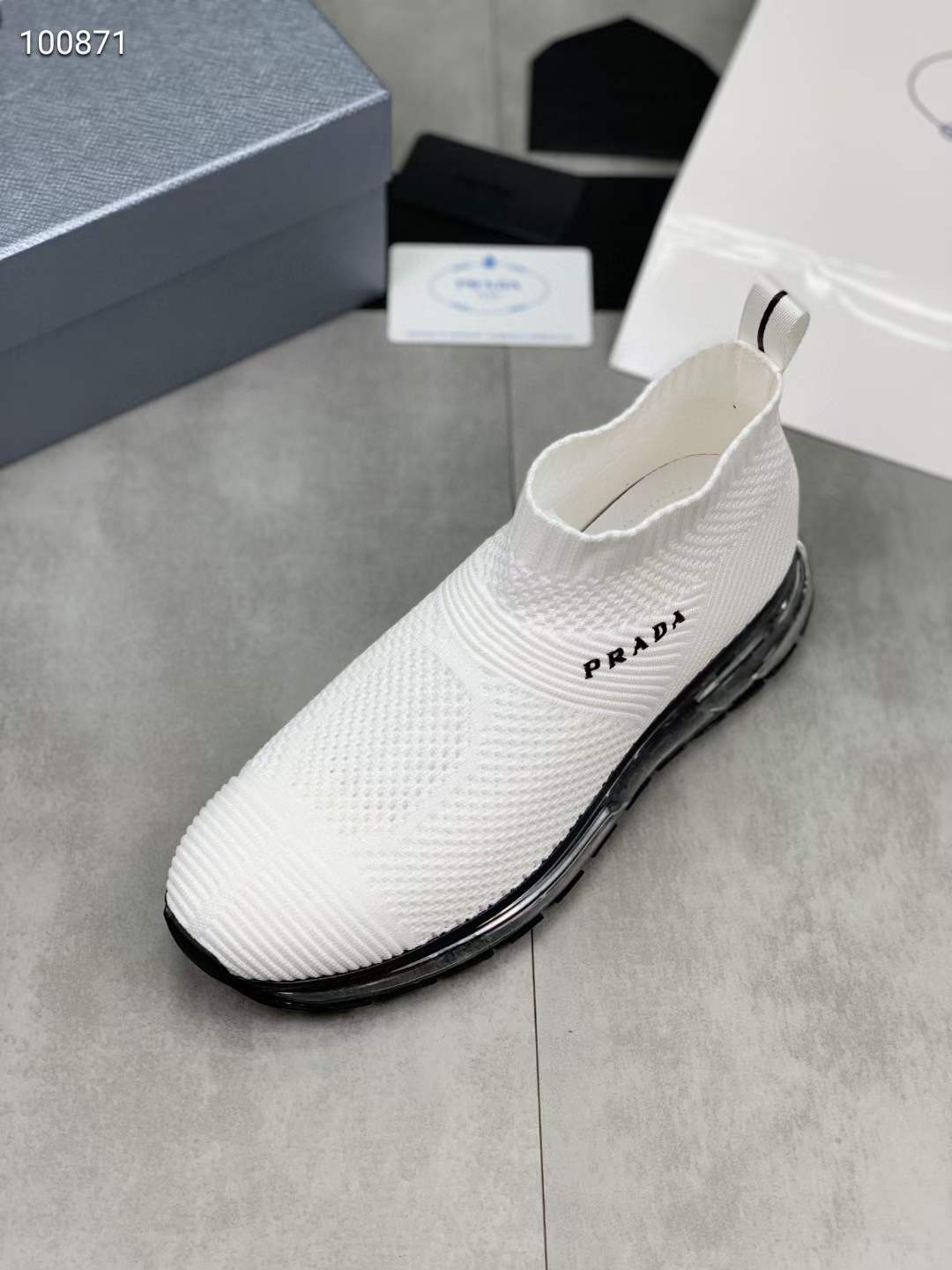 Men P*rada Top Sneakers