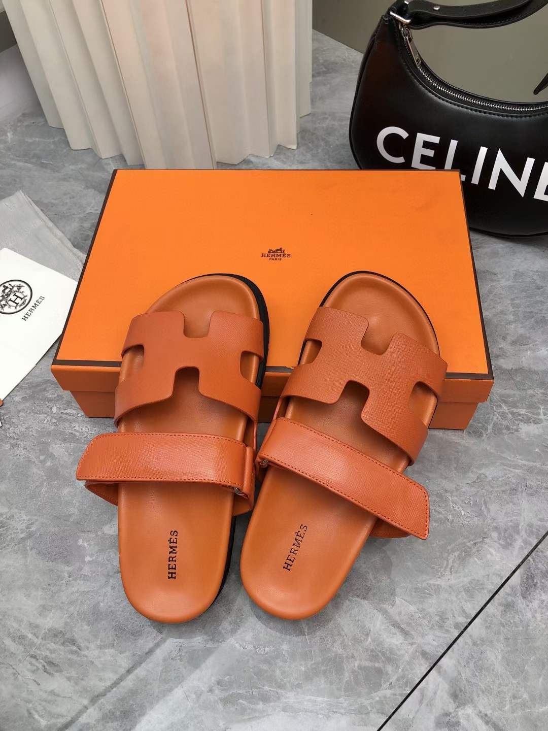 Men Women H*ermes Top Sandals