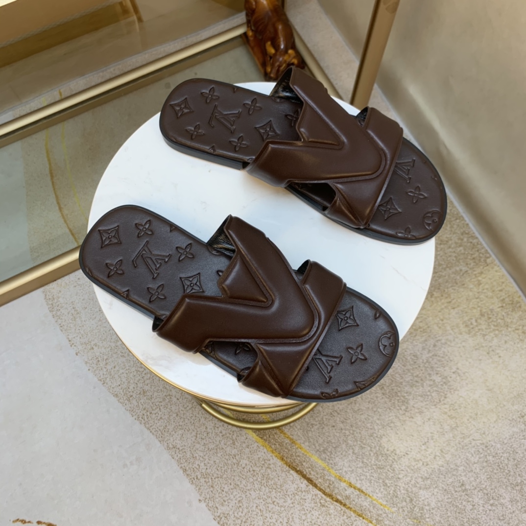 Men Women H*ermes Top Sandals