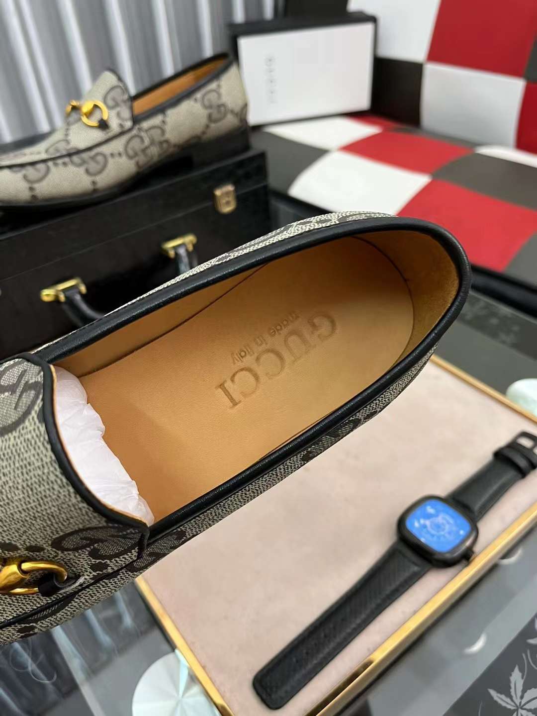 Men G*ucci Top Sneaker