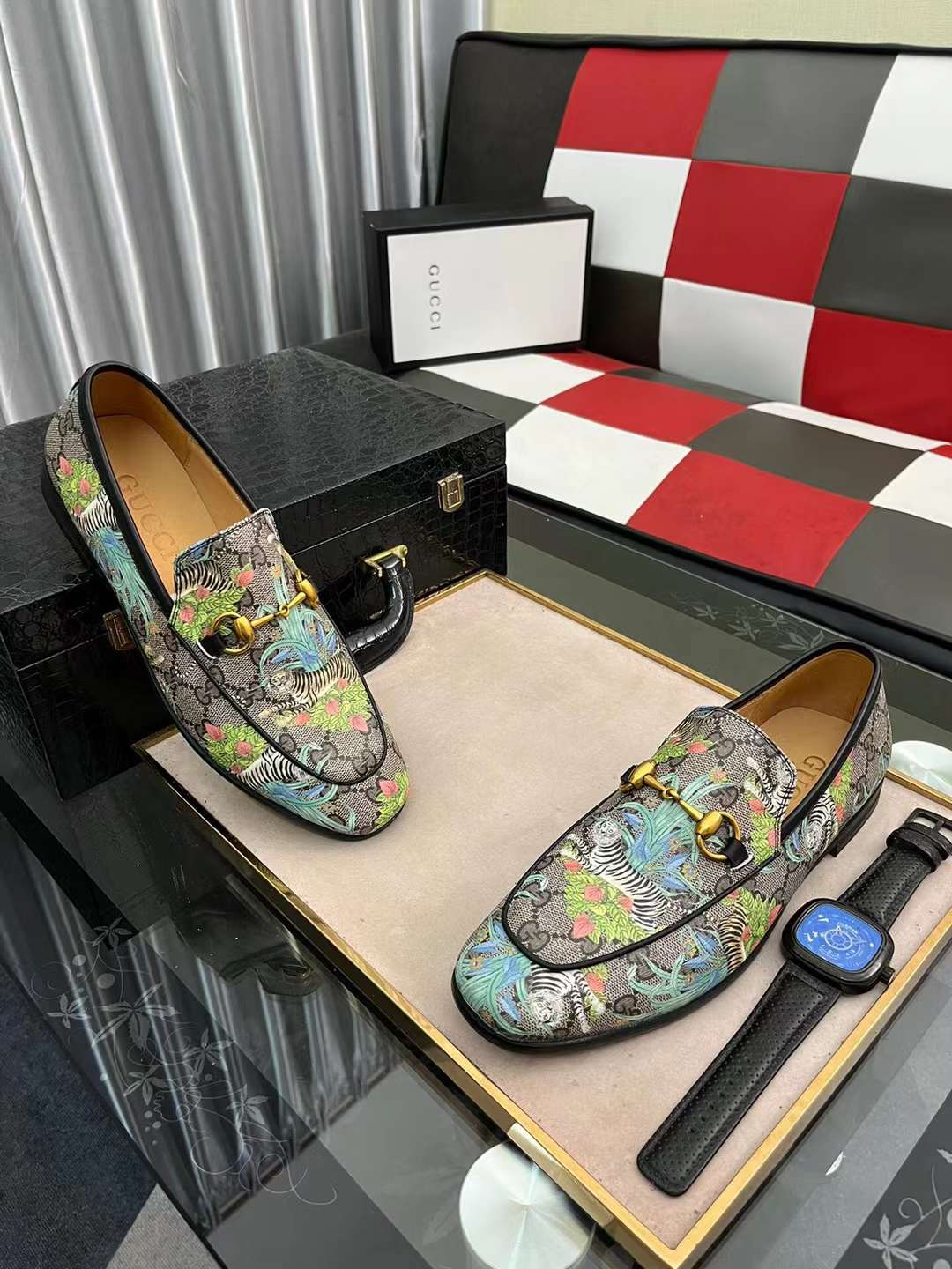 Men G*ucci Top Sneaker