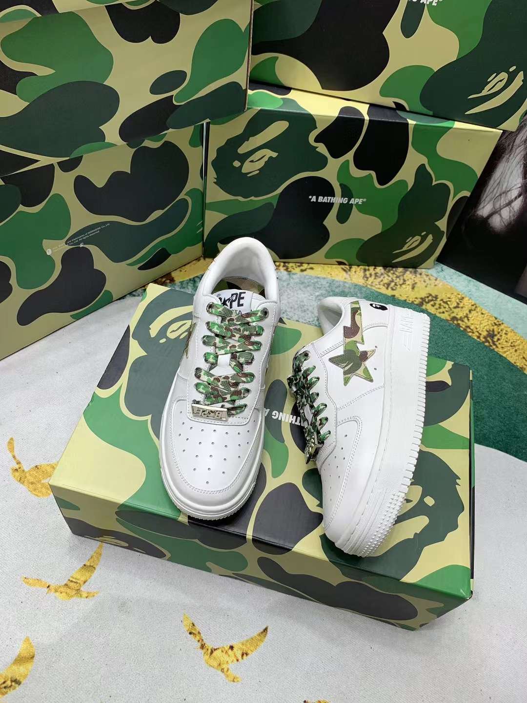 Men Women B*ape Top Sneaker