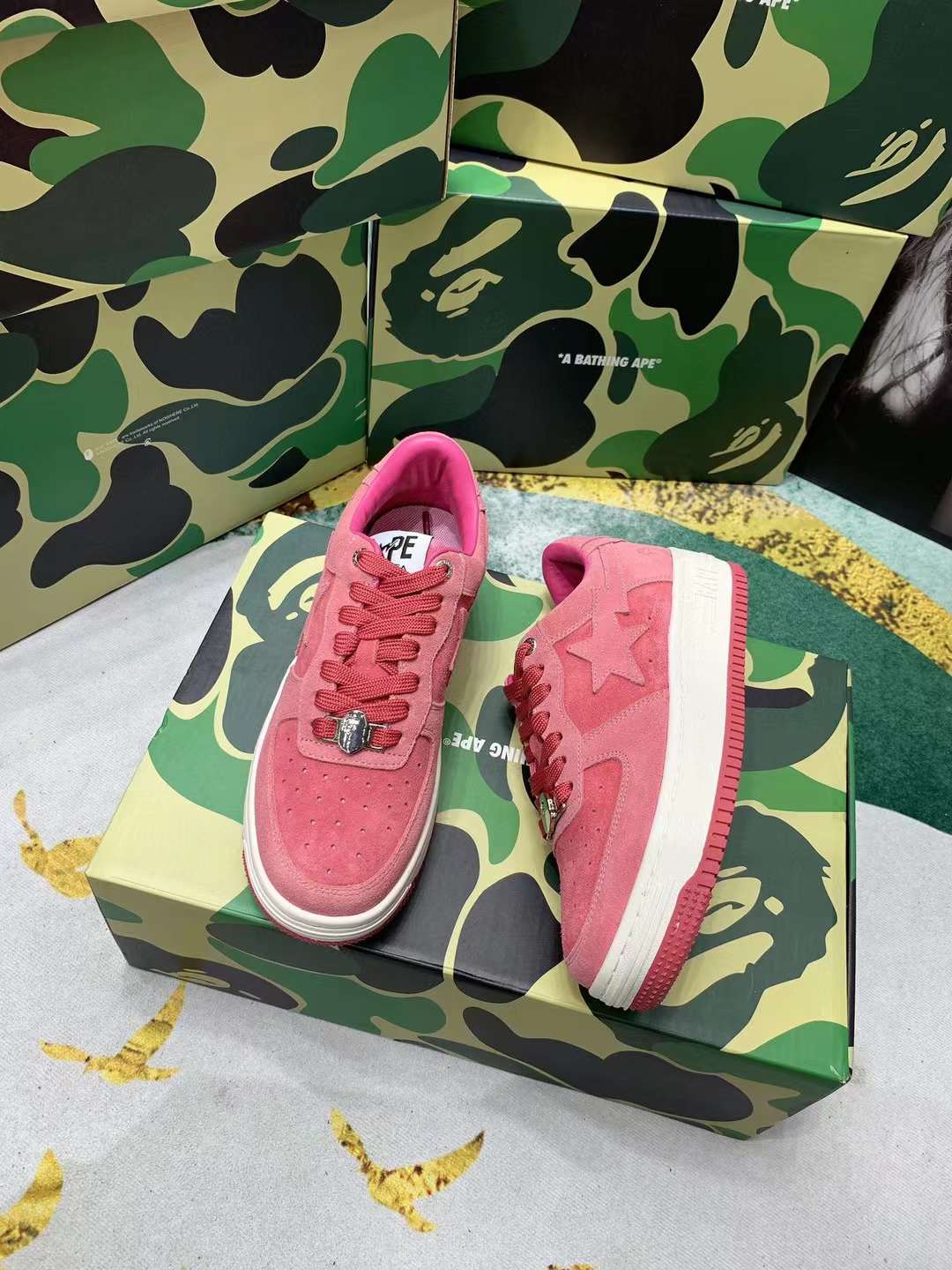 Men Women B*ape sta low Top Sneaker