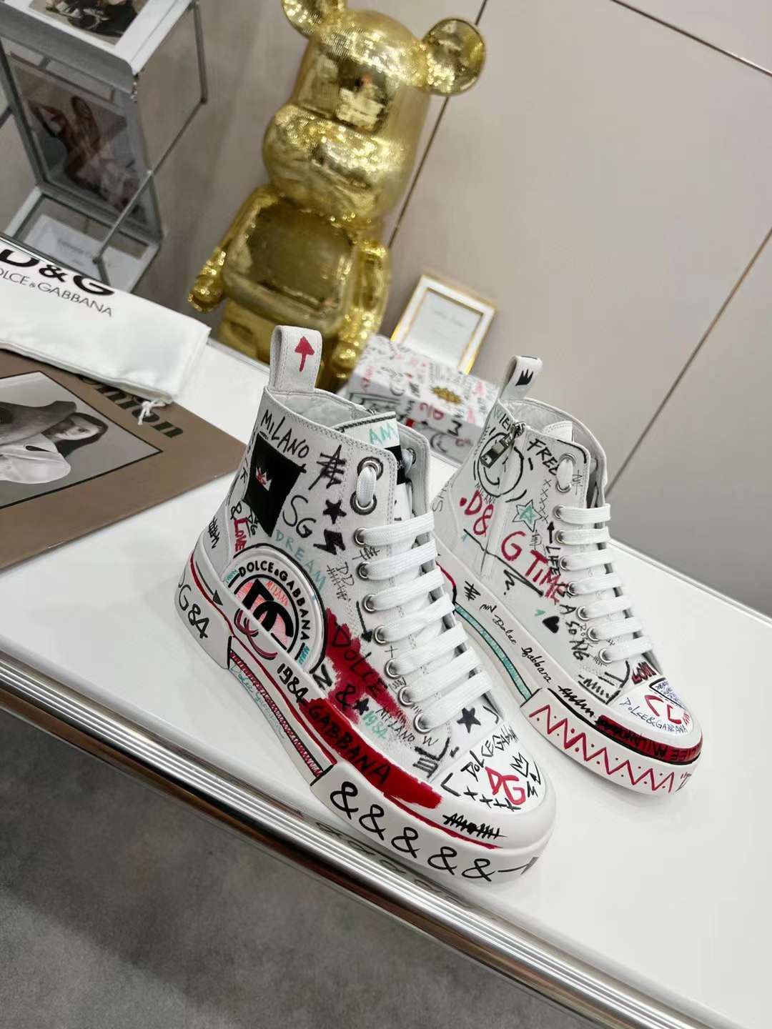 Men Women D*G Top Sneakers