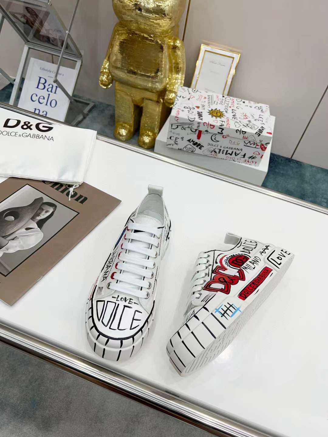 Men Women D*G Top Sneakers