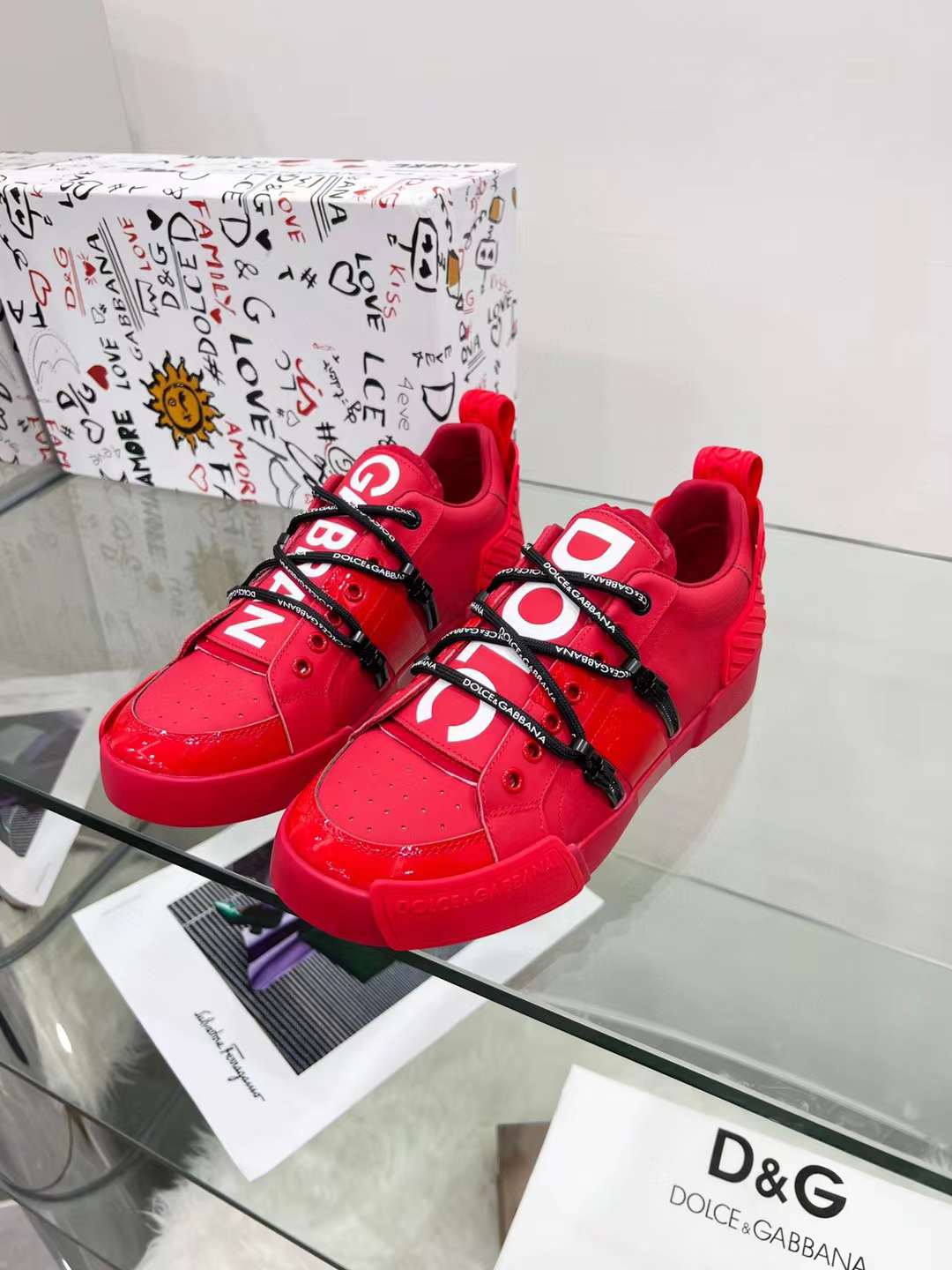 Men Women D*G Top Sneakers