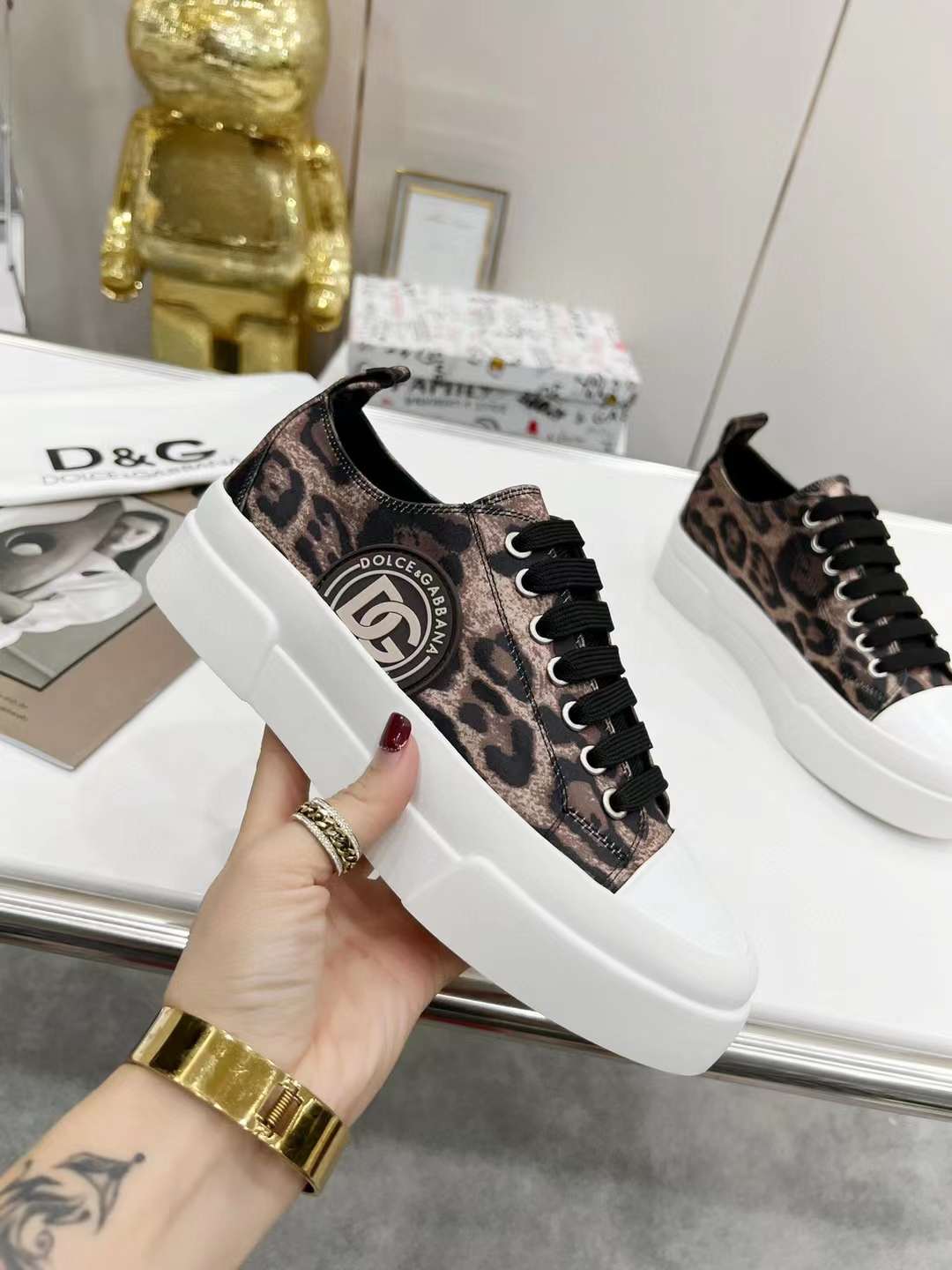 Men Women D*G Top Sneakers