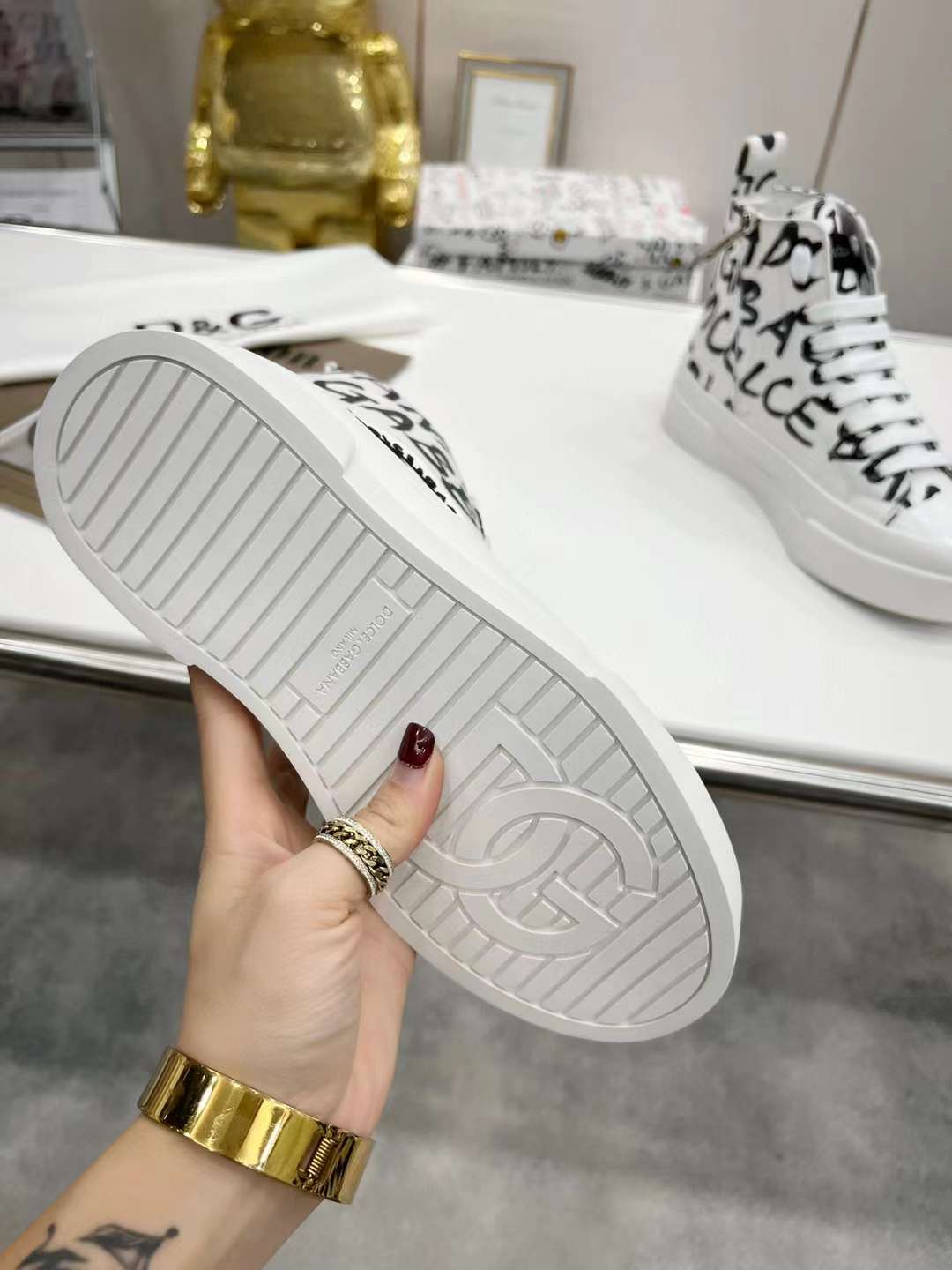 Men Women D*G Top Sneakers