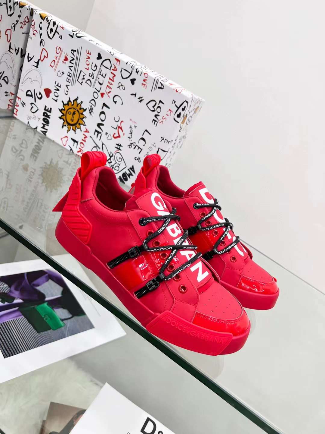 Men Women D*G Top Sneakers