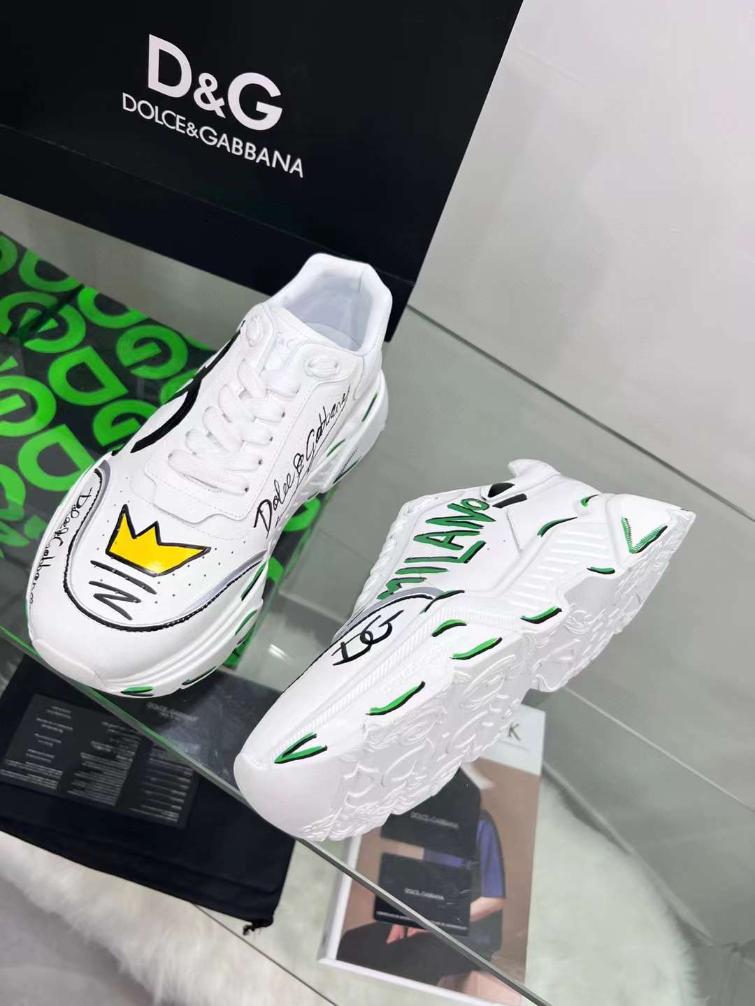 Men Women D*G Top Sneakers