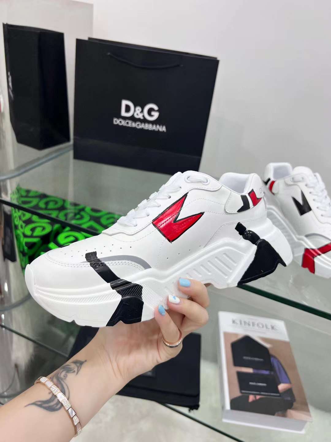 Men Women D*G Top Sneakers