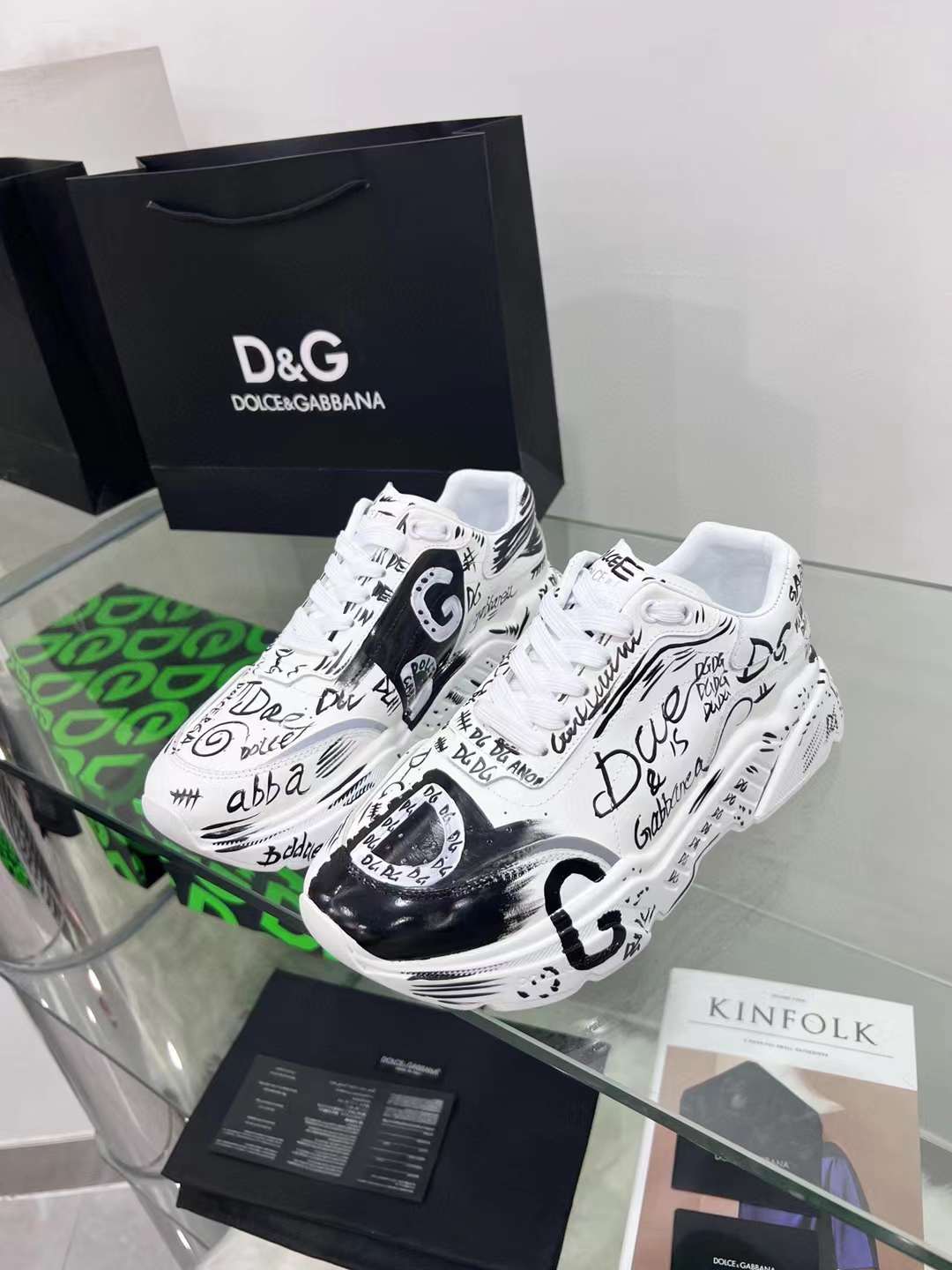Men Women D*G Top Sneakers