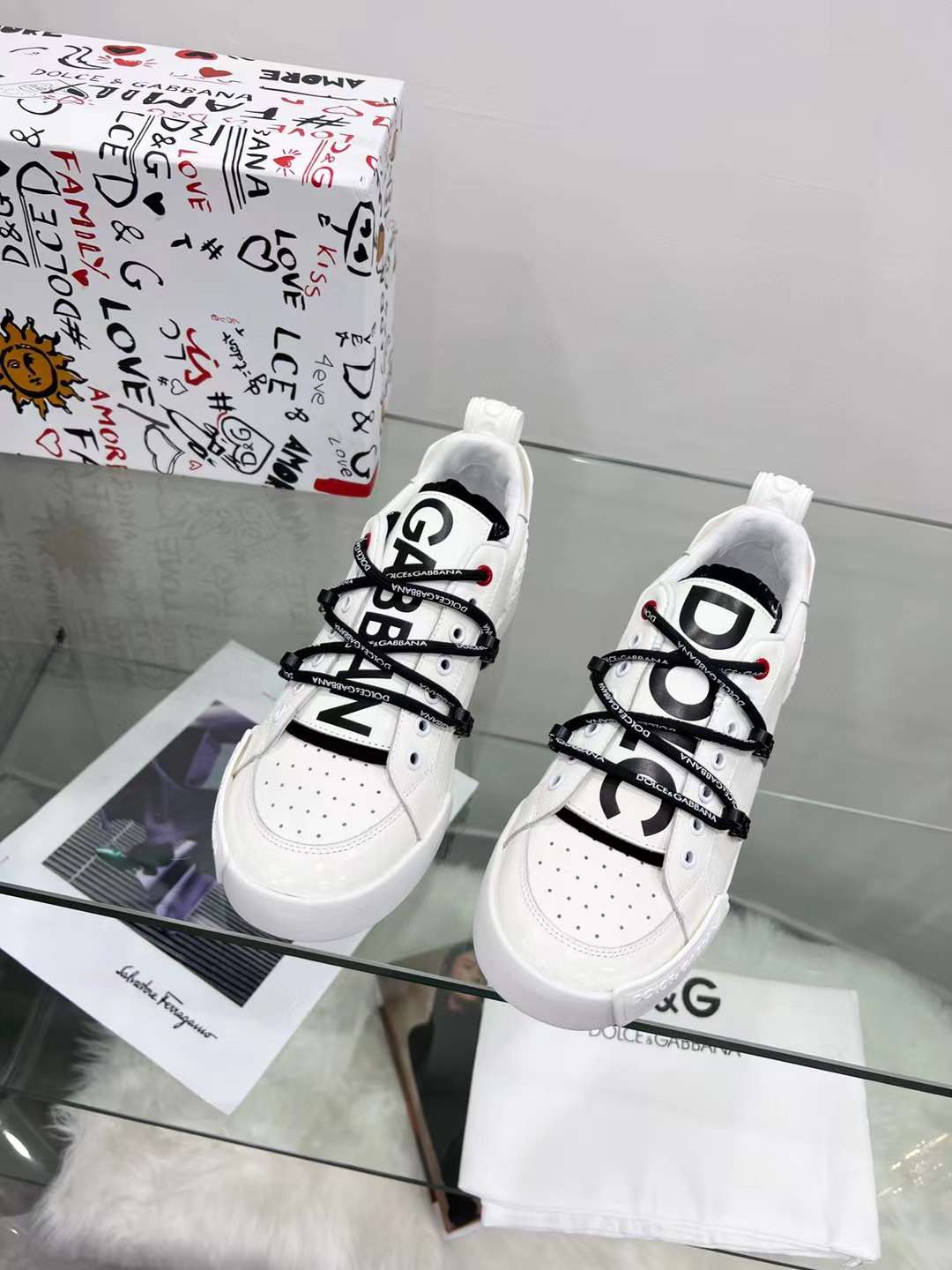 Men Women D*G Top Sneakers