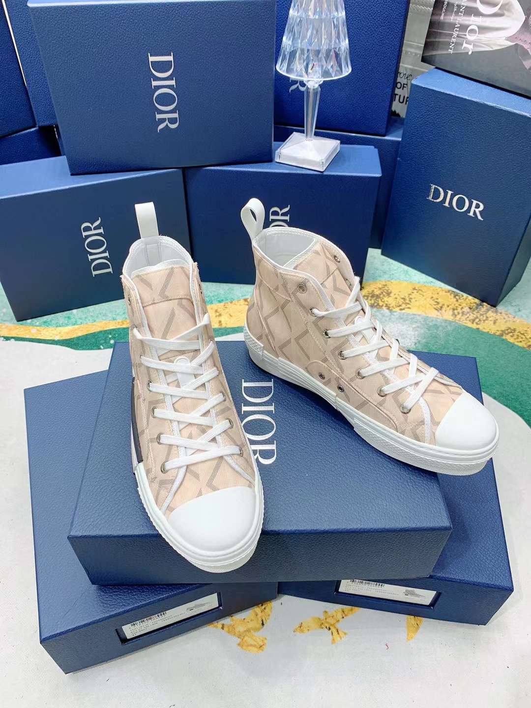 Men Women D*ior Top Sneakers ()