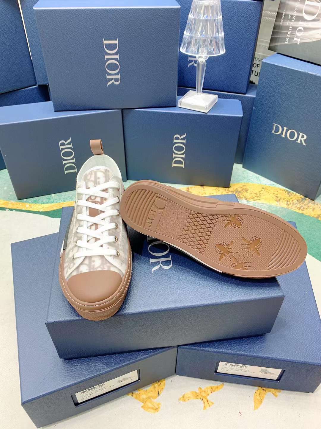 Men Women D*ior Top Sneakers ()