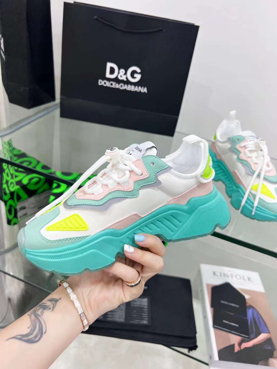 Men Women D*G Top Sneakers