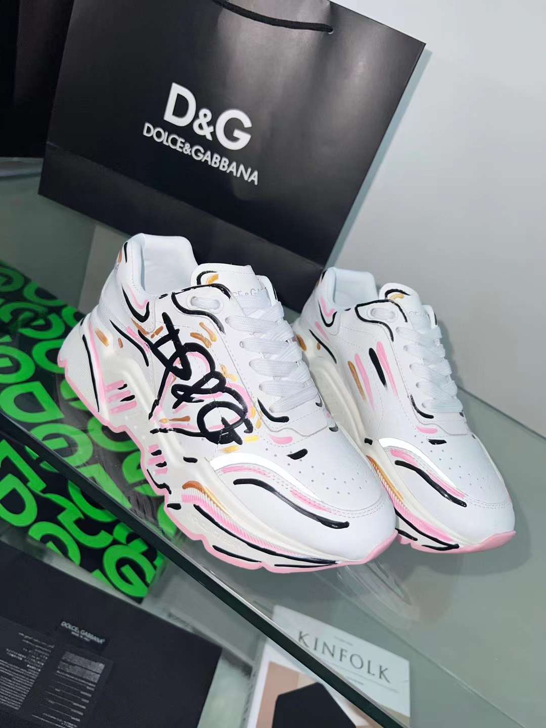 Men Women D*G Top Sneakers
