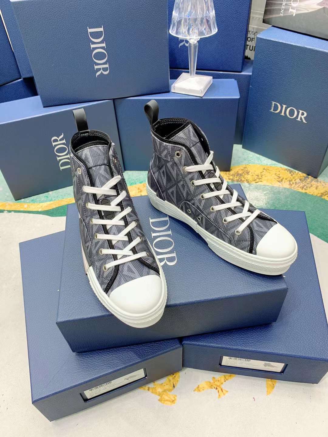 Men Women D*ior Top Sneakers ()