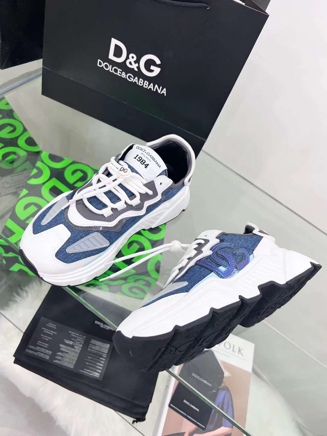 Men Women D*G Top Sneakers