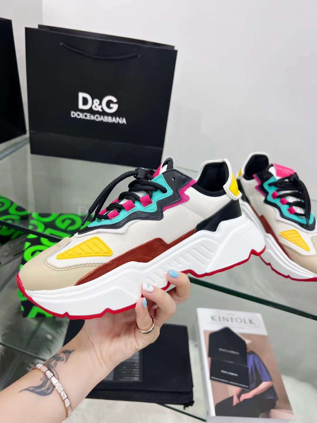 Men Women D*G Top Sneakers